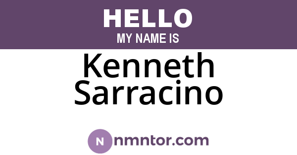 Kenneth Sarracino