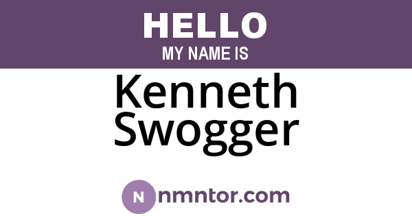 Kenneth Swogger