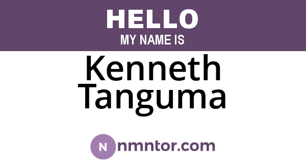 Kenneth Tanguma