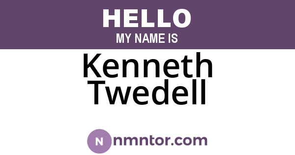 Kenneth Twedell