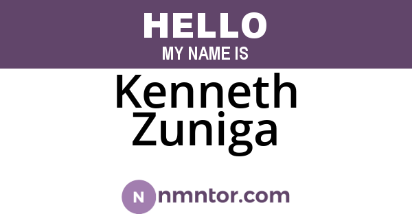 Kenneth Zuniga