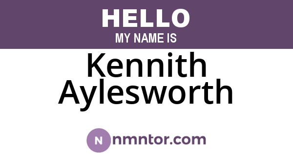 Kennith Aylesworth