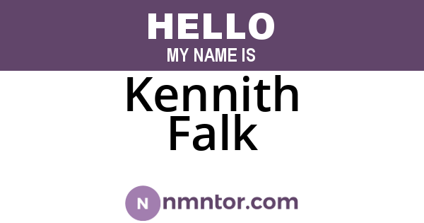Kennith Falk