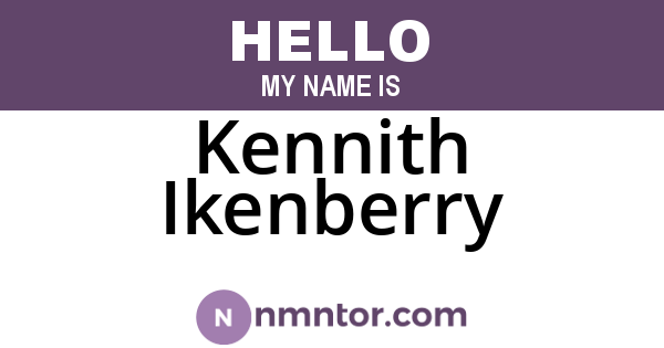 Kennith Ikenberry