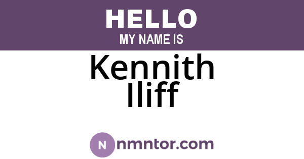 Kennith Iliff