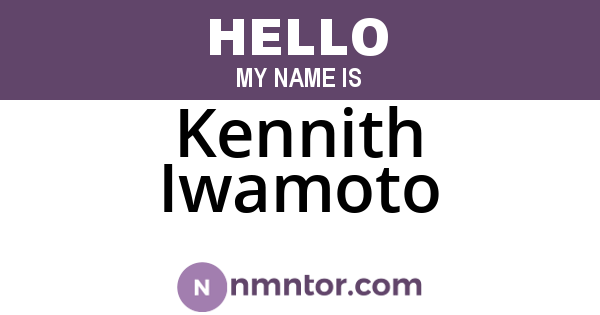 Kennith Iwamoto