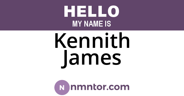 Kennith James