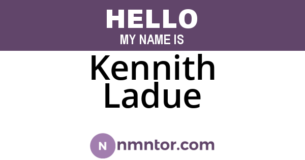Kennith Ladue