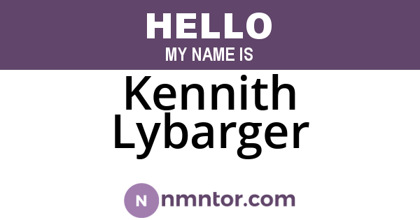 Kennith Lybarger