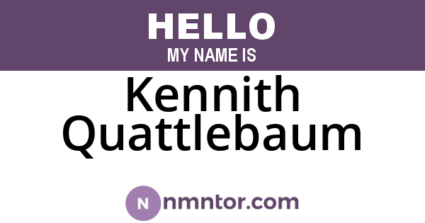 Kennith Quattlebaum