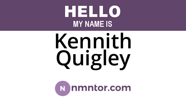 Kennith Quigley