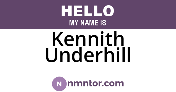 Kennith Underhill