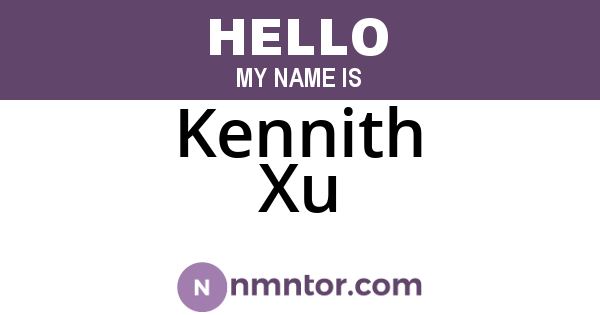 Kennith Xu