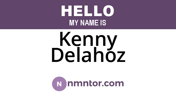 Kenny Delahoz