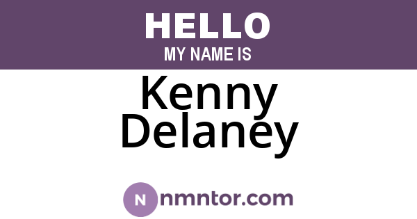 Kenny Delaney
