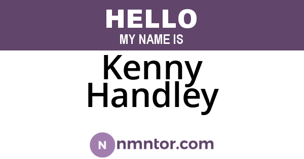 Kenny Handley