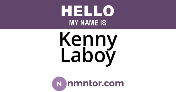 Kenny Laboy