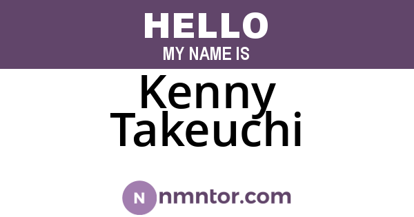 Kenny Takeuchi