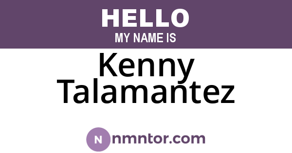 Kenny Talamantez