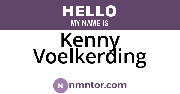 Kenny Voelkerding