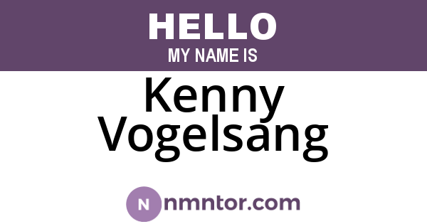 Kenny Vogelsang