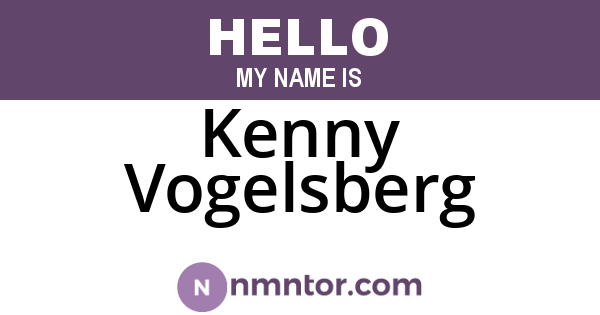 Kenny Vogelsberg