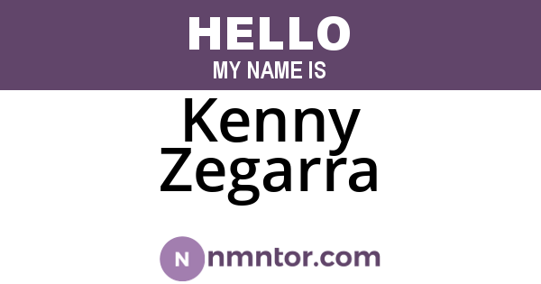 Kenny Zegarra