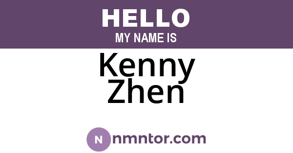 Kenny Zhen