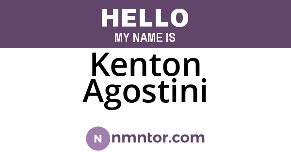 Kenton Agostini
