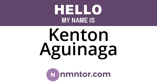 Kenton Aguinaga
