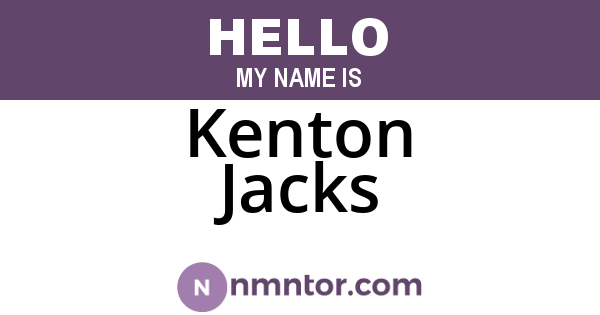 Kenton Jacks