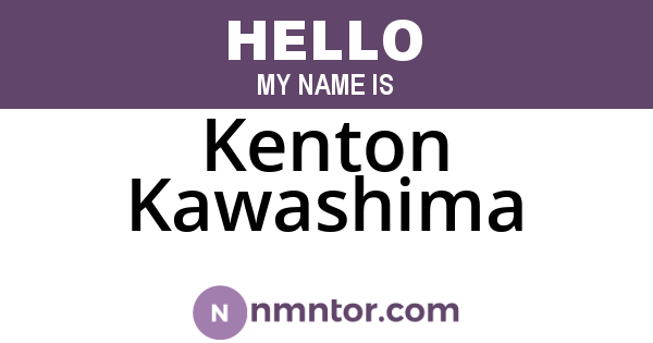 Kenton Kawashima