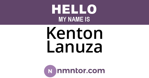 Kenton Lanuza