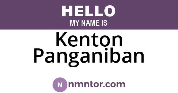 Kenton Panganiban