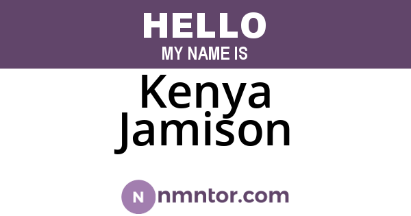 Kenya Jamison