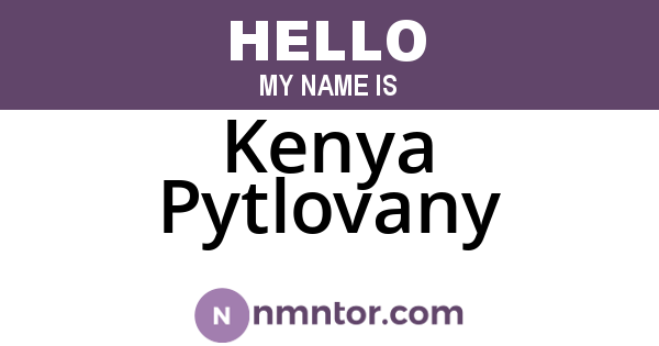 Kenya Pytlovany