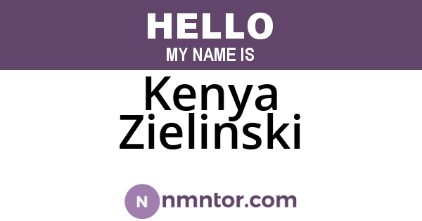 Kenya Zielinski