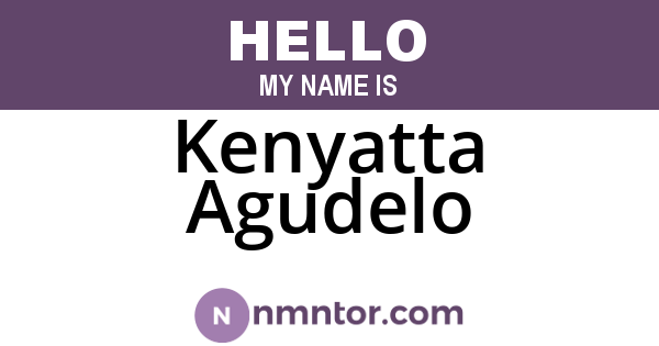 Kenyatta Agudelo