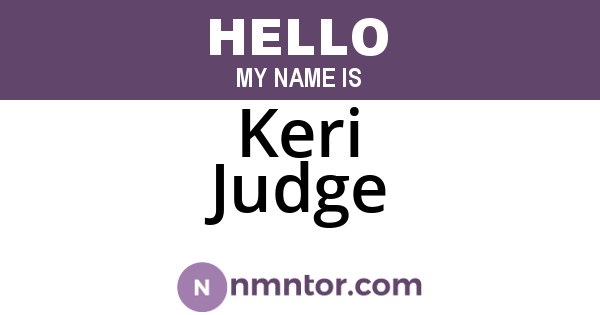 Keri Judge