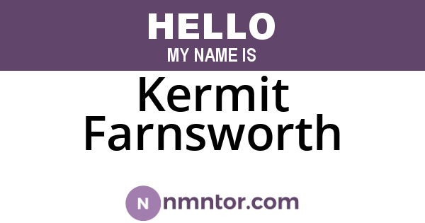 Kermit Farnsworth