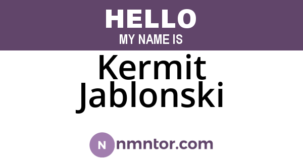 Kermit Jablonski