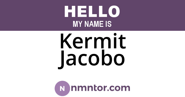 Kermit Jacobo