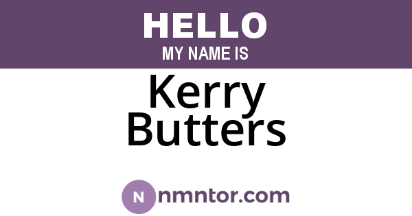 Kerry Butters