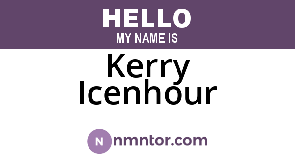 Kerry Icenhour