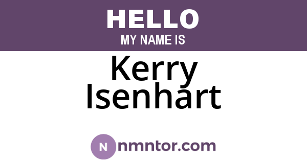 Kerry Isenhart