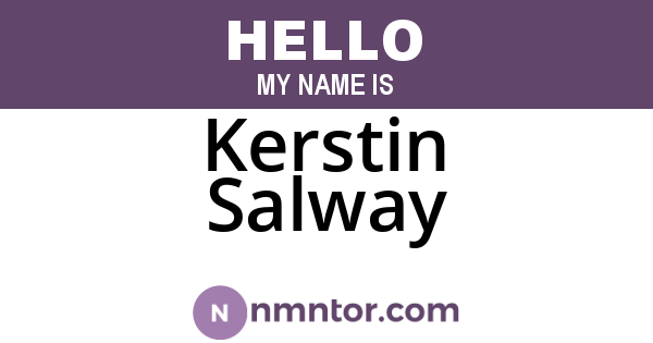 Kerstin Salway