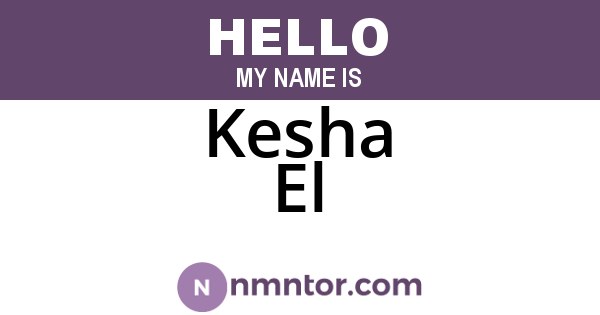 Kesha El