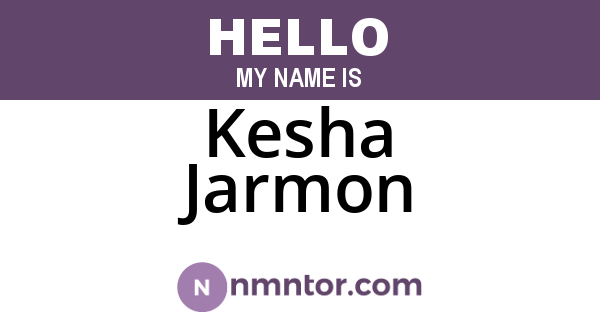 Kesha Jarmon