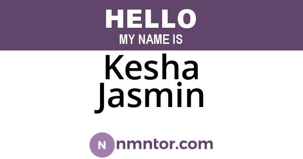 Kesha Jasmin