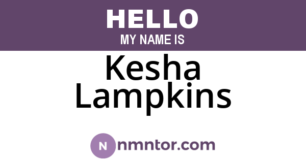 Kesha Lampkins